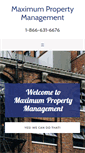 Mobile Screenshot of maximum-property.com